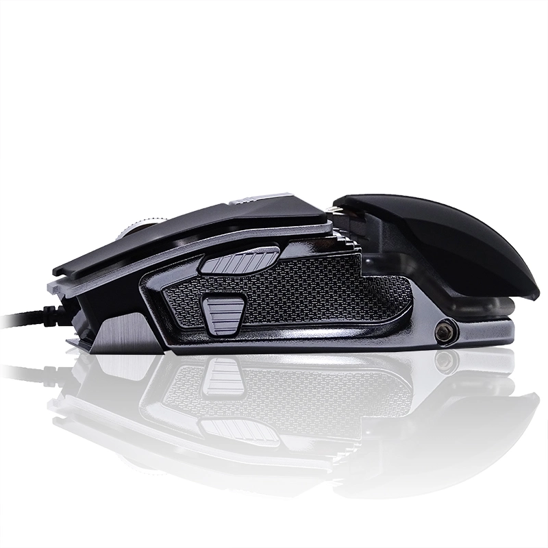 New Products OEM 4 Cores 200W Times Button Life Metal Base Symmetrical Wings Mouse